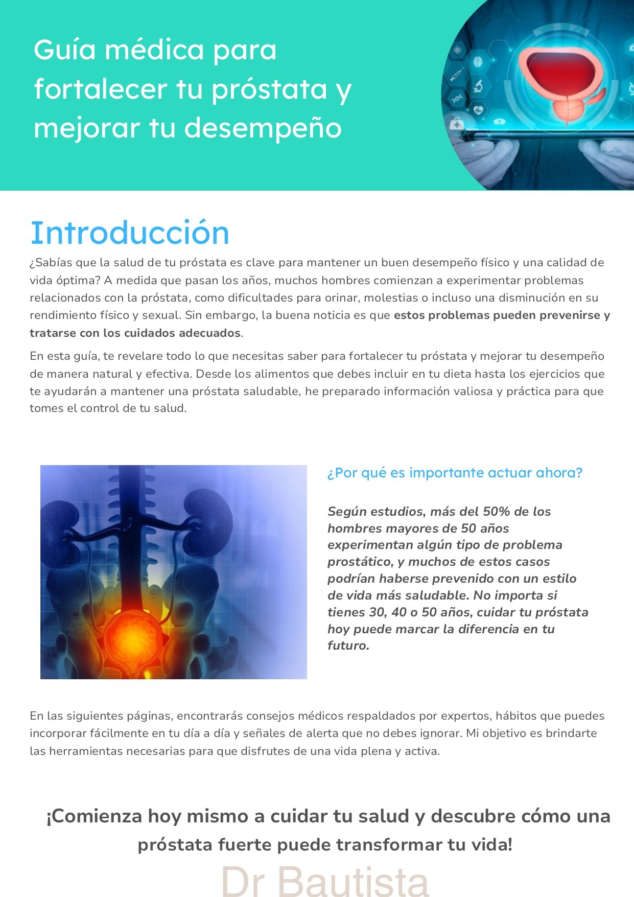 Portada de la guía: Fortalece tu próstata y mejora tu desempeño